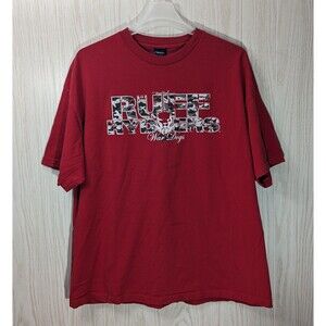 RARE Vintage Ruff Ryders War Dogs Music Promo T Shirt Adult XXXL DMX Rap 3XL Red